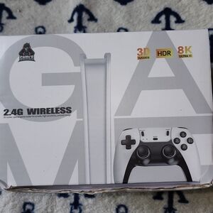 Boltz Retro Stick console W/ 2- 2.4G Wireless Controller - Black and White